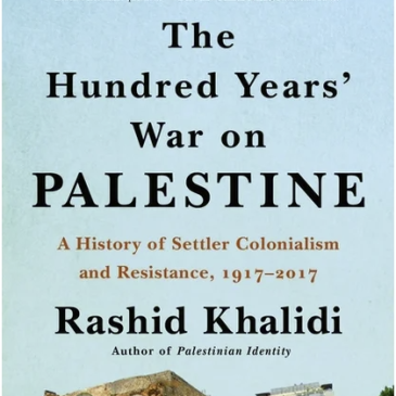 Book Group: A 100 Years War on Palestine